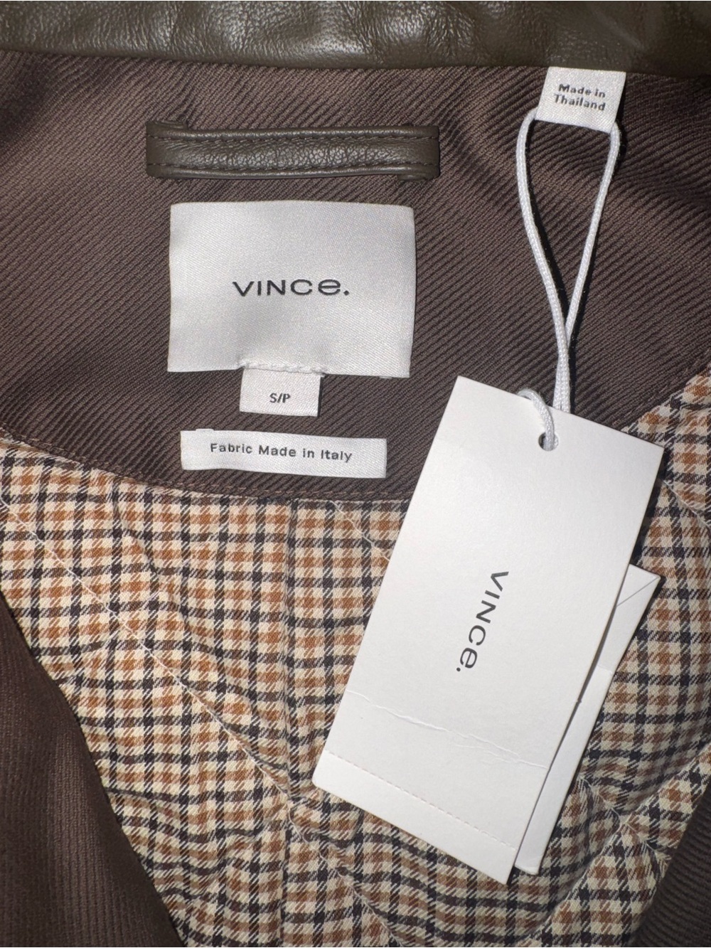 NWT Vince Cotton Twill Jacket Sz Small - Picture 5 of 9